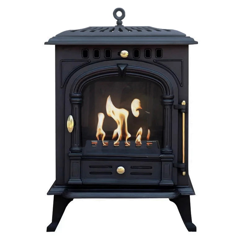 ScandiFlames Bergen Cast Iron Bioethanol Stove detail view