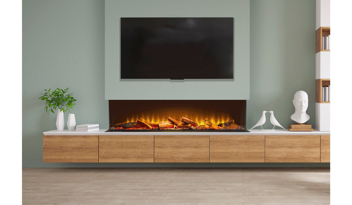 Acantha Aspire 125 Panoramic Media Wall Electric Fire