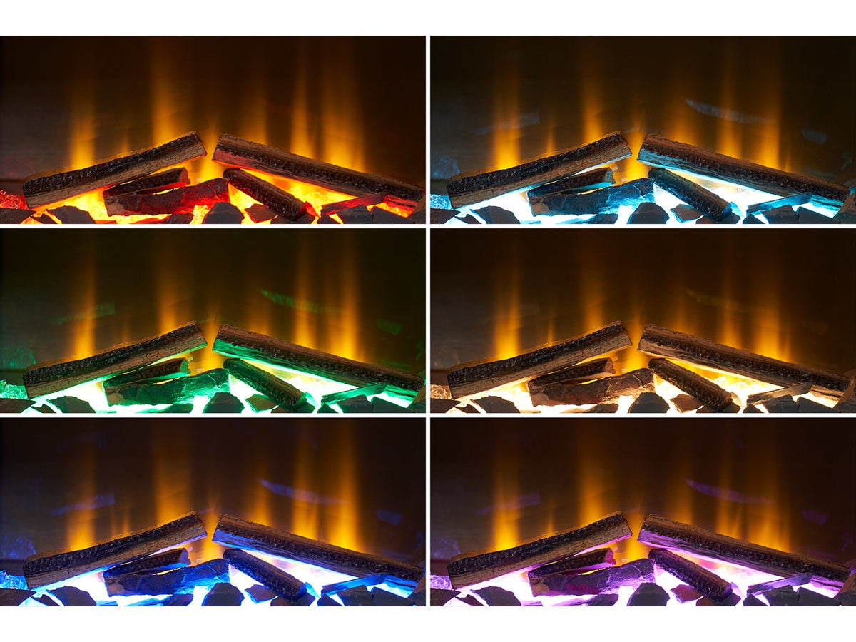 Acantha Milano White Marble Electric Fireplace Suite, 54 Inch – view 5