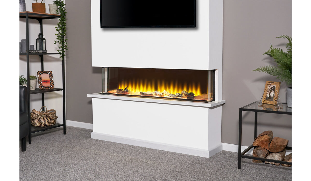 Adam Sahara Panoramic Media Wall Electric Fire 51 inch