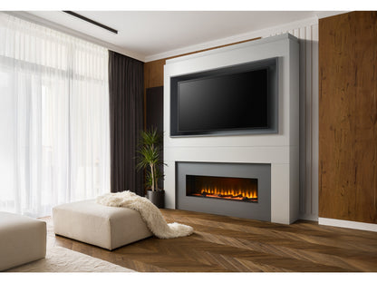 Adam Sahara Pre-Built Fully Inset Media Wall 2 with TV Recess – view 2