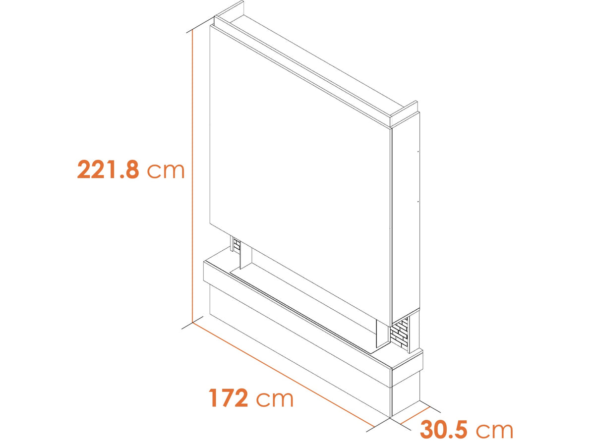 Adam Sahara Pre-Built Panoramic Media Wall 4 – view 7