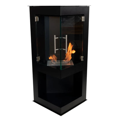 ScandiFlames Alaska Corner Bioethanol Stove detail view