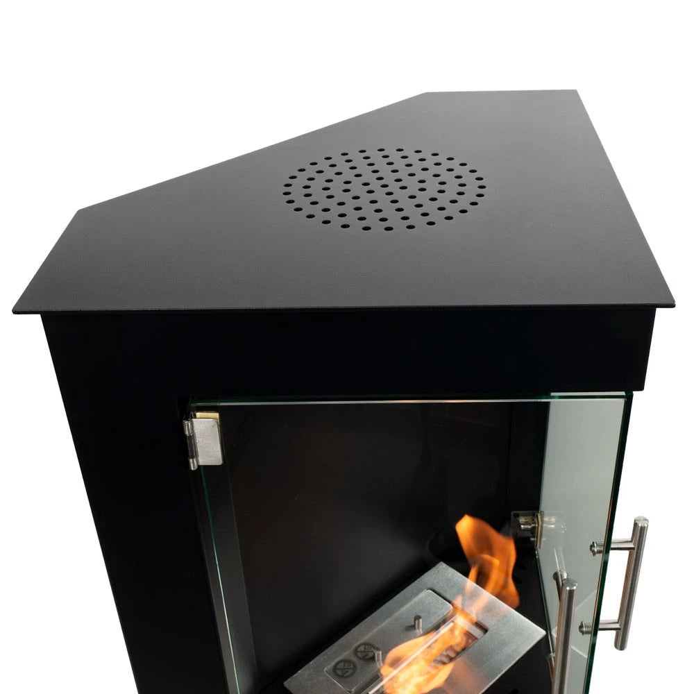 ScandiFlames Alaska Corner Bioethanol Stove detail view