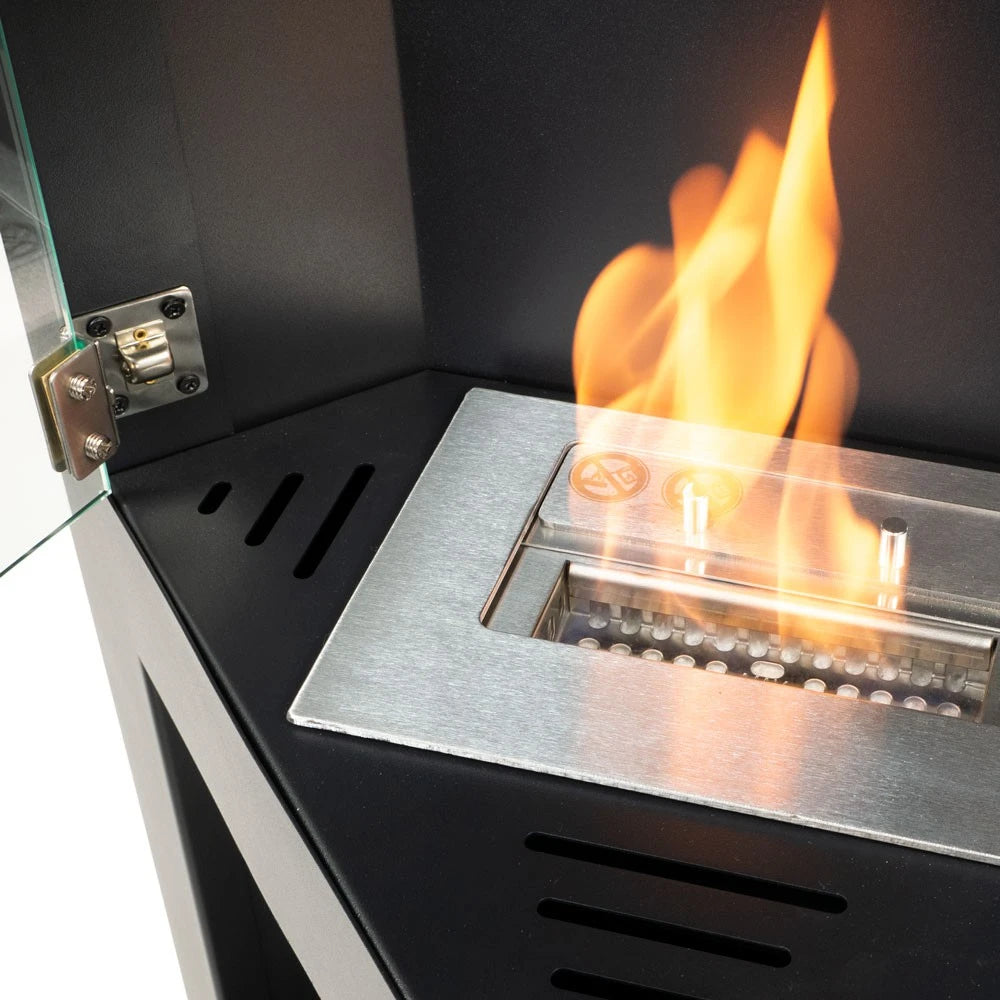 ScandiFlames Alaska Corner Bioethanol Stove detail view
