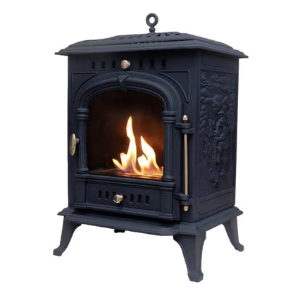 ScandiFlames Bergen Cast Iron Bioethanol Stove detail view