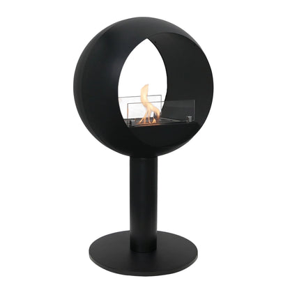 ScandiFlames Edmonton 2-Sided Freestanding Bioethanol Fireplace detail view