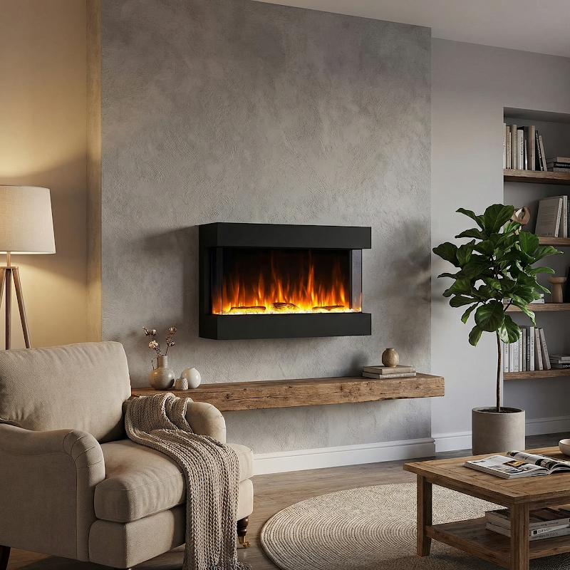 ScandiFlames Feroza 101 cm Electric Fireplace