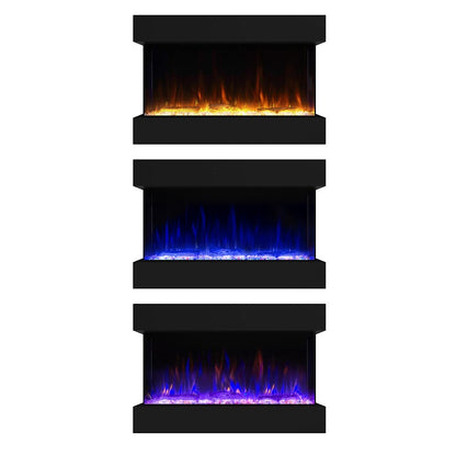 ScandiFlames Feroza 101 cm Electric Fireplace shown in a room setting