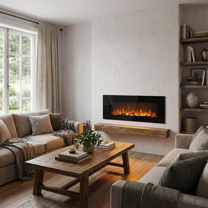ScandiFlames Azurite 152 cm Electric Fireplace