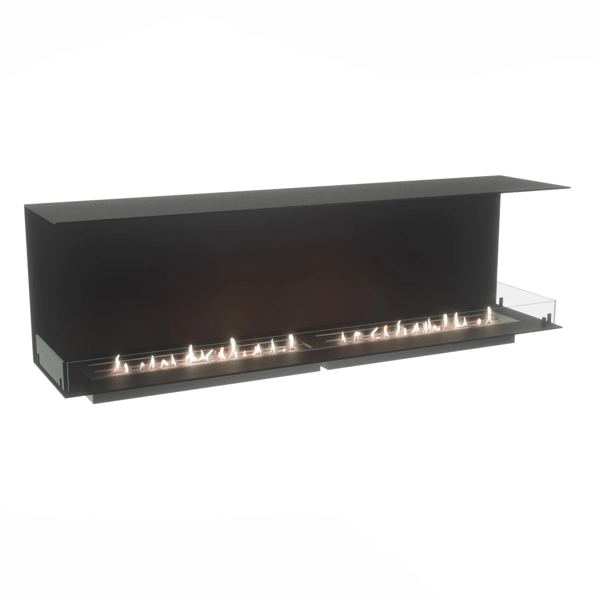 FOCO Three 1800 Built-in Bioethanol Fireplace - view 1