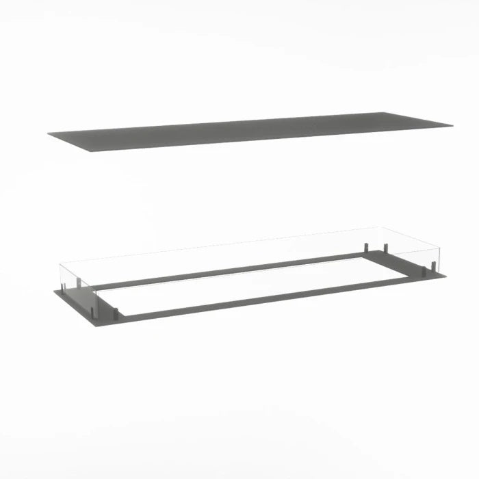 FOCO Myst Four 1200 Water Vapour Fireplace - supplied product configuration
