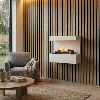 Steinsdal White water vapour fireplace - product