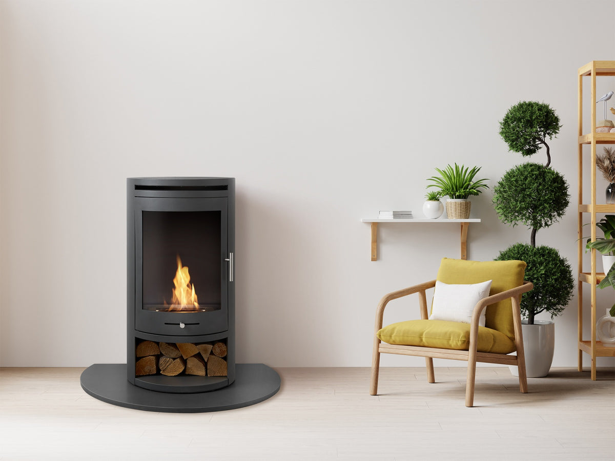 oko s5 bio ethanol cylinder stove view