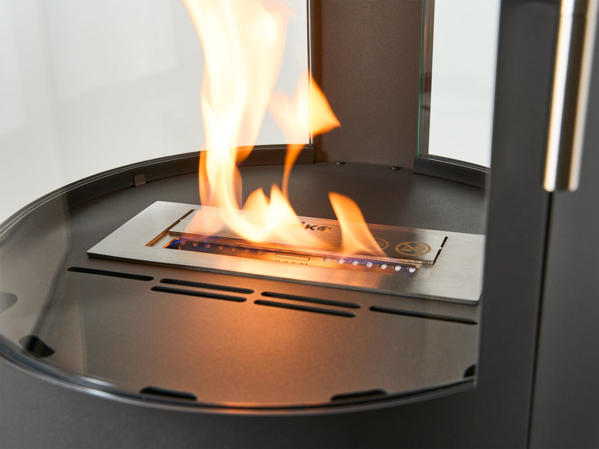oko s7 bio ethanol cylinder stove view