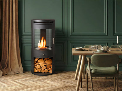 oko s7 bio ethanol cylinder stove view