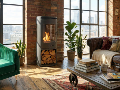 oko s7 bio ethanol cylinder stove view