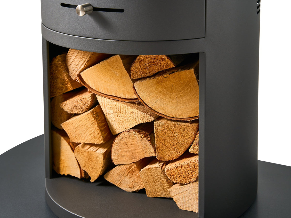 oko s7 bio ethanol cylinder stove view