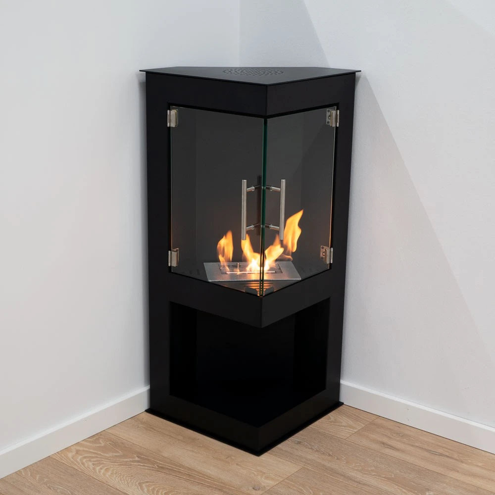 ScandiFlames Alaska Corner Bioethanol Stove detail view