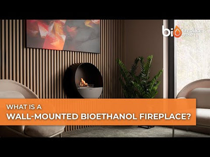 ScandiFlames Dakota Black 3-Sided Wall-Mounted Bioethanol Fireplace product video