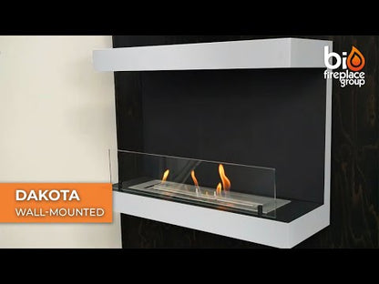 ScandiFlames Dakota Black 3-Sided Wall-Mounted Bioethanol Fireplace product video