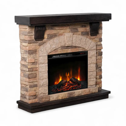 Eira electric mantel fireplace