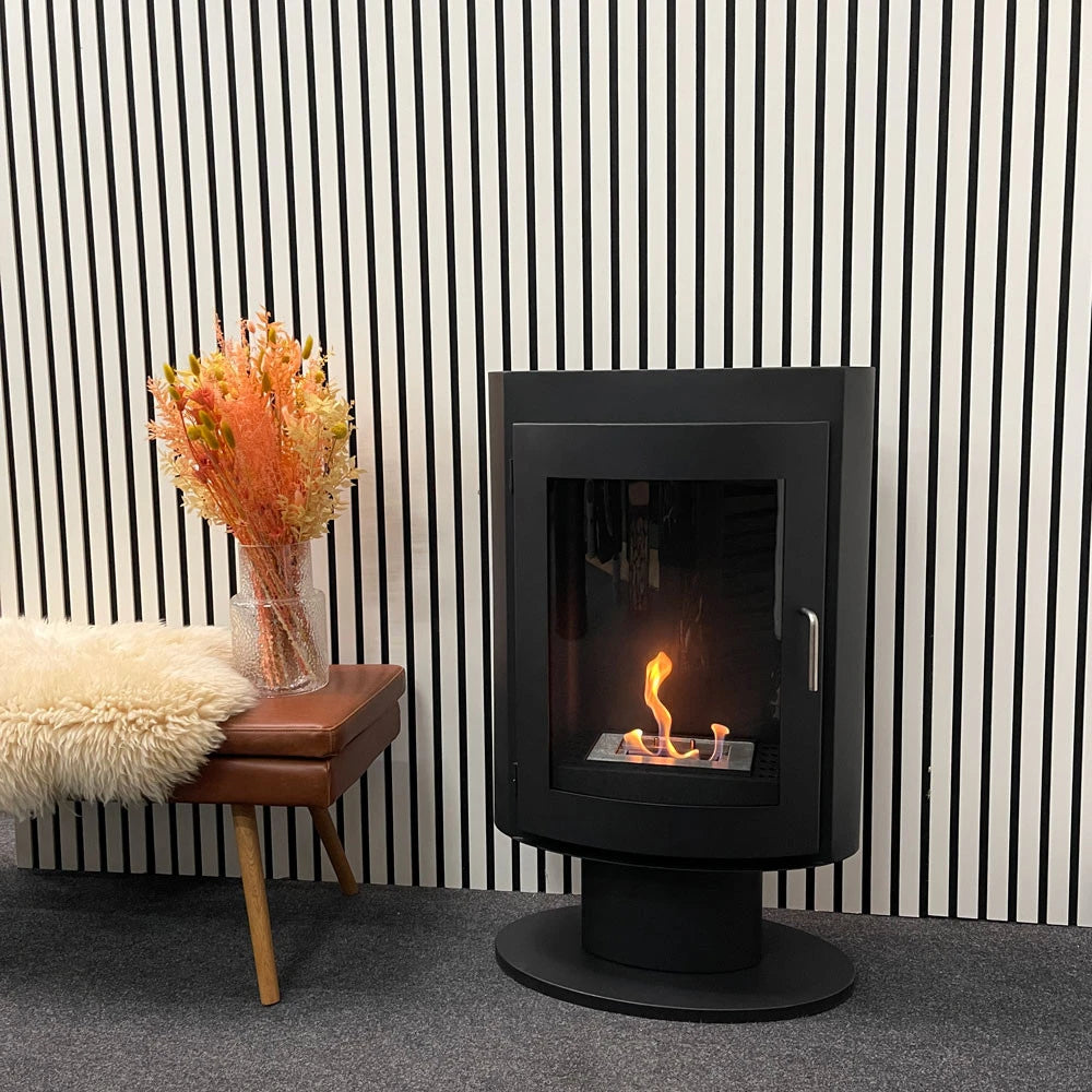 ScandiFlames Trenton Pedestal Bioethanol Stove detail view