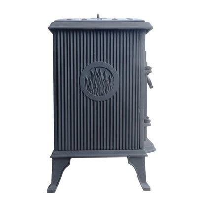 ScandiFlames Spitsbergen Cast Iron Bioethanol Stove detail view